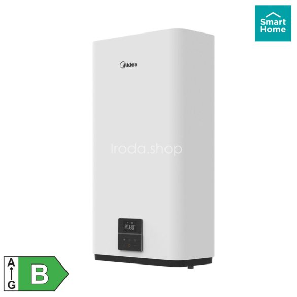 MIDEA D80-20ED6 SMART elektromos vízmelegítő, bojler, 2000 W, 74 liter, applikációval vezérelhető, 2 víztartály, LED kijelző