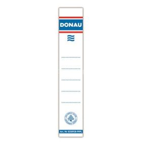   Cserecímke, iratrendezőhöz, kétoldalas, 28x153mm, DONAU, fehér