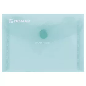 Irattartó tasak, A7, PP, patentos, DONAU, zöld