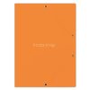 Gumis mappa, prespán, A4, DONAU "Premium", narancssárga