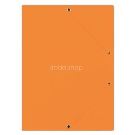   Gumis mappa, prespán, A4, DONAU "Premium", narancssárga
