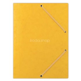   Gumis mappa, prespán, A4, DONAU "Premium", citromsárga