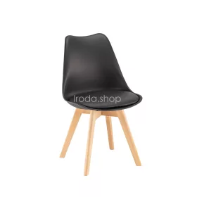 Silla étkezőszék fekete színben