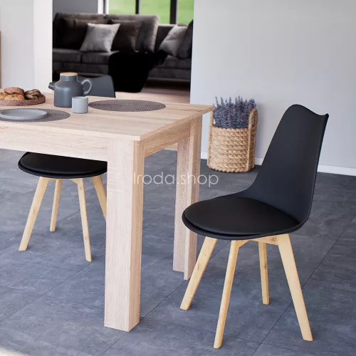 Silla étkezőszék 6 db fekete színben