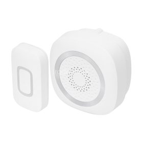   Home DB 1601DC vezeték nélküli csengő, 160m hatótáv, 60 dallam, 3-fokozatú hangerő és némítás, kapcsolható fényjelzés, elemes tápellátás