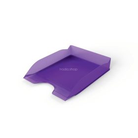   Irattálca, műanyag, DURABLE, "Basic", áttetsző lila