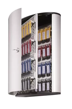 Zárható kulcsszekrény, 48 kulcs, DURABLE "KEY BOX",ezüst