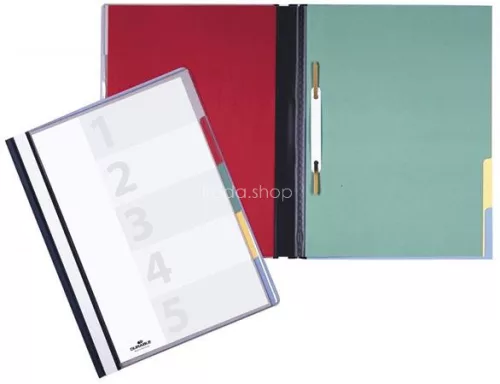 Rendszerező mappa, A4, 5 részes, DURABLE "DIVISOFLEX®"