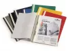 Gyorsfűző, A4, széles, panorámás, DURABLE "DURAPLUS®", sárga