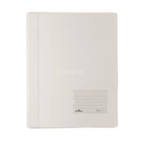   Gyorsfűző, A4, extra erős, DURABLE "DURALUX®", áttetsző fehér