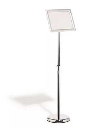 Posztertábla, állványos, A4, alumínium keret, DURABLE