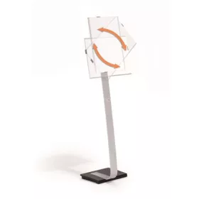 Padlóállvány, A3, DURABLE "INFO SIGN", ezüst