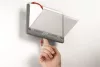 Információs tábla, 210x148,5 mm, DURABLE "CLICK SIGN", szürke