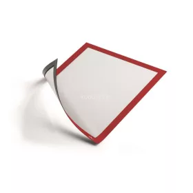   Infokeret, A4, mágneses, DURABLE "DURAFRAME® MAGNETIC", piros