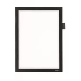   Infokeret, A4, öntapadó, jegyzetelhető, DURABLE DURAFRAME® "NOTE", fekete