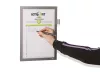 Infokeret, A4, öntapadó, jegyzetelhető, DURABLE DURAFRAME® "NOTE", ezüst