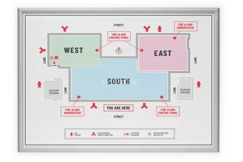 Posztertábla, fali, A1, alumínium keret, DURABLE