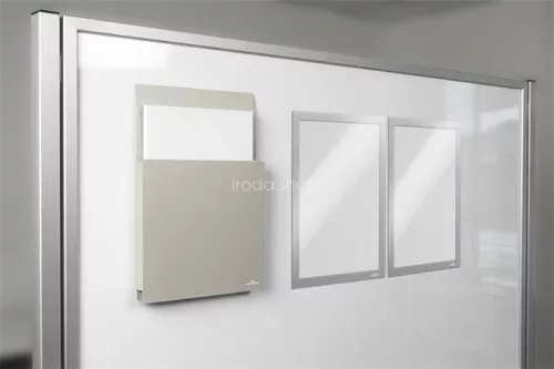 Dokumentumtartó, A4, mágneses, DURABLE "Info Box", szürke