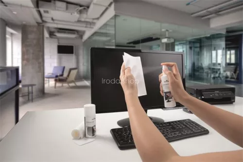 Tisztító szett, műanyag felületre, képernyőhöz, DURABLE