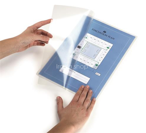 Hideglamináló fólia, A4, öntapadó, DURABLE "Sealit®"