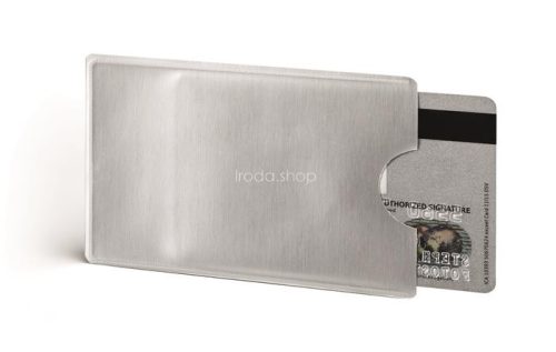 Bankkártyatartó, 1 db-os, RFID védelemmel, DURABLE, áttetsző