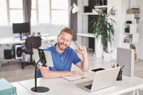 Tablet tartó állvány, asztali, DURABLE "TWIST TABLE"