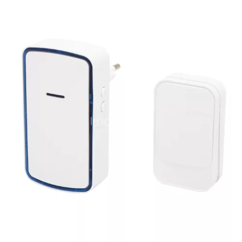 HOME DBK1002AC vezeték nélküli csengő, 100m hatótáv, 38 dallam, fényjelzés, IP68, szabályozható hangerő, fényjelzés