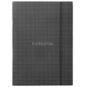 Gumis mappa, karton, A4, kockás, DONAU, fekete