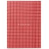 Gumis mappa, karton, A4, kockás, DONAU, piros