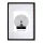 Képkeret, 21x29,7 cm, aluminium keret, "Fotoplus", fekete