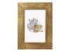 Képkeret, fa, 10x15 cm, "Goldbuch Ian", arany