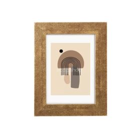 Képkeret, fa, 13x18 cm, "Goldbuch Ian", arany