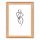 Képkeret, fa, 10x15 cm, "Silhouette", bükkfa
