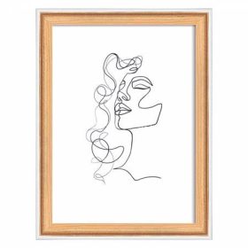 Képkeret, fa, 13x18 cm, "Silhouette", bükkfa