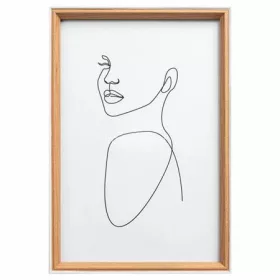 Képkeret, fa, 20x30 cm, "Silhouette", bükkfa