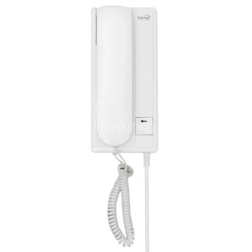 Home DP 22 vezetékes kaputelefon szett, falon kívüli alumínium kültéri egység, kétvezetékes bekötés, zárnyitási lehetőség, IP23 vízállóság, 230V