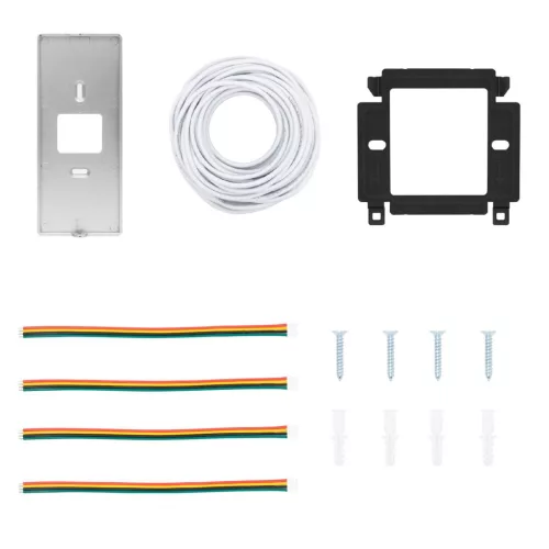 Home DPV SMART video kaputelefon, 7 érintőképernyő, IP65, AHD kamera, mozgásérzékelő, RFID, bővíthető, InterCom, Smart Life, Tuya Smart"