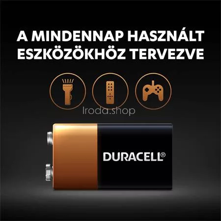 Elem, 9V, 1 db, DURACELL "Basic"