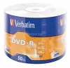 DVD-R lemez, 4,7GB, 16x, 50 db, zsugor csomagolás, VERBATIM