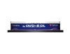 DVD+R lemez, kétrétegű, 8,5GB, 8x, 10 db, hengeren, VERBATIM "Double Layer"