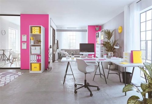 Iratrendező, 80 mm, A4, karton, LEITZ "180 Wow", sárga