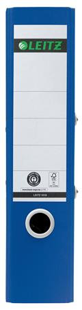 Iratrendező, 80 mm, A4, karton, újrahasznosított, LEITZ "180 Recycle", kék