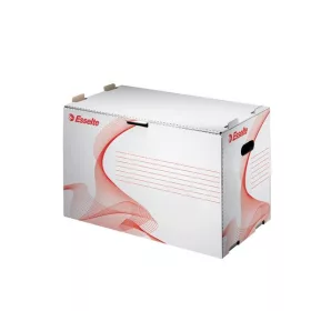   Archiválókonténer, karton, előre nyíló, iratrendezőnek, ESSELTE "Standard", fehér