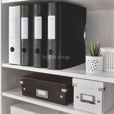 Iratrendező, 82 mm, A4, PP, LEITZ "180 Active Wow", fekete