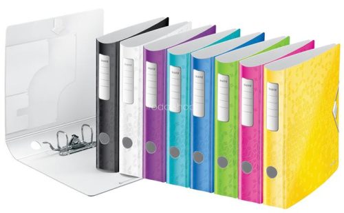 Iratrendező, 65 mm, A4, PP, LEITZ "180 Active Wow", fehér