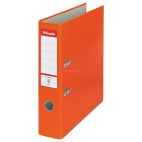   Iratrendező, 75 mm, A4, PP/karton, élvédő sínnel, ESSELTE "Economy", narancssárga
