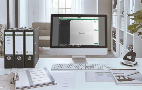 Regiszter, műanyag, A4 Maxi, 1-6, LEITZ "Wow"