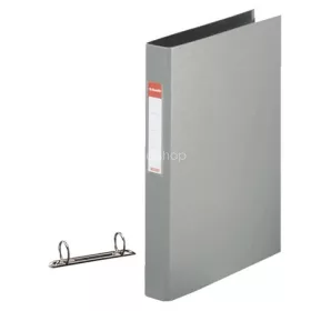   Gyűrűs könyv, 2 gyűrű, 42 mm, A4, PP, ESSELTE "Standard", szürke