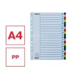 Regiszter, műanyag, A4, 20 részes, ESSELTE