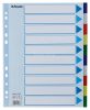 Regiszter, műanyag, A4 Maxi, 10 részes, ESSELTE